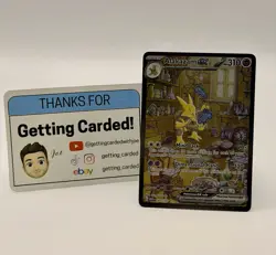 Pokemon TCG Alakazam EX 151 Holo Card Scarlet & Violet 201/165 - Image 3