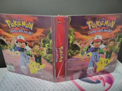 Pokemon Vintage 1999 3 Ring Card Binder Nintendo Pikachu Ash+151playmat 41365040775 - Image 2
