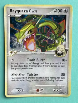 Pokemon TCG Rayquaza Holo Card Supreme Victors 8/147 - Image 1