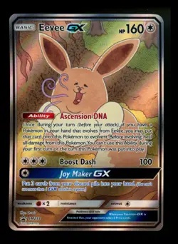 Eevee GX SM233 Black Star Promo 2019 Alt Art Holo Pokemon Card TCG - Image 1