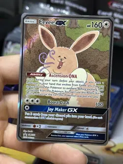 Eevee GX SM233 Black Star Promo 2019 Alt Art Holo Pokemon Card TCG - Image 3