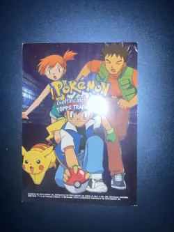 Pokemon 1999 Topps Checklist Card - Image 1