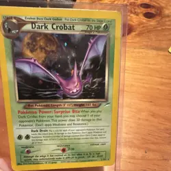 Pokemon Dark Crobat 2/105 Neo Destiny Holo Rare Card - Image 1