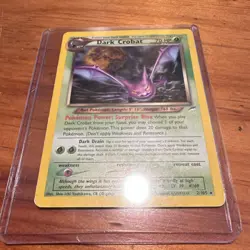 Pokemon Dark Crobat 2/105 Neo Destiny Holo Rare Card - Image 3