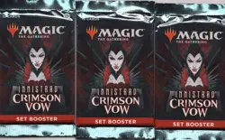 Magic the Gathering - Innistrad, Crimson Vow Set Booster Packs x 3 - MTG CCG - Image 1
