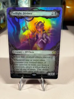 TWILIGHT DIVINER (FOIL) BORDERLESS lorwyn eclipsed 315 - SHIPS NEXT DAY! - Image 1