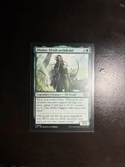 Dionus, Elvish Archdruid M/NM Magic: The Gathering MTG Foundations J25 - Image 2