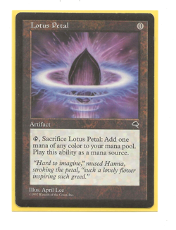 LOTUS PETAL Tempest ENGLISH EX / LP Magic Tempestad MTG - Image 1