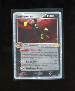 2005 Pokemon EX Unseen Forces Umbreon EX Holo Foil Rare 112/115 - Image 1