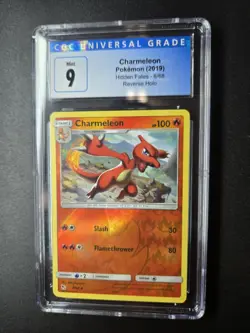 2019 Pokemon Hidden Fates Charmeleon 8/68 Reverse Holo MINT CGC 9 🔥 - Image 1