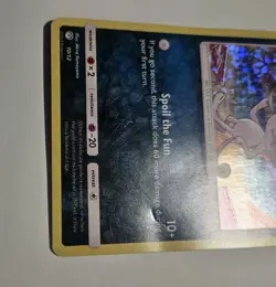 Pokemon Meowth 2019 McDonald's 10/12 Holo Promo Pokemon Shiney Short Print Rare - Image 2