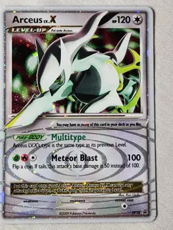 Played Arceus LV.X - Holo #DP56 Diamond and Pearl Promo Pokemon TCG - Image 1