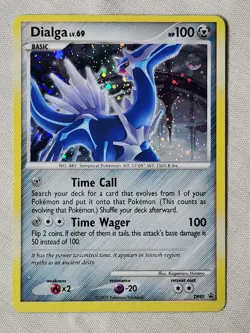 Played Dialga - Holo #DP49 Diamond and Pearl Promo Pokemon TCG - Image 1