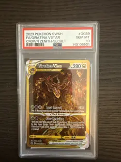 Giratina VSTAR GG69 Secret Full Art 2023 Pokemon Crown Zenith PSA 10 Gem Mint - Image 1