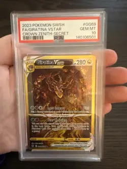 Giratina VSTAR GG69 Secret Full Art 2023 Pokemon Crown Zenith PSA 10 Gem Mint - Image 3