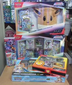 POKEMON PRISMATIC FIGURE &POUCH + KANGASKHAN + DESTINED & JOURNEY BUNDLE PLUS - Image 1
