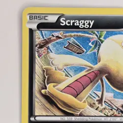 Scraggy + Scrafty 66-67/111 XY Furious Fists LP Pokemon - Image 2