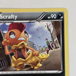 Scraggy + Scrafty 66-67/111 XY Furious Fists LP Pokemon - Image 4
