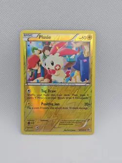 Pokemon TCG Plusle Legendary Treasures 47/113 Reverse Holo Uncommon - Image 1