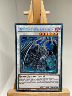 Doomkaiser Dragon - Secret Rare 1st Edition BLCR-EN081 - NM - YuGiOh - Image 1