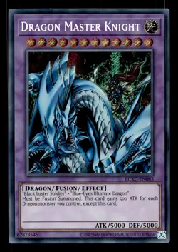Dragon Master Knight LCKC-EN065 Secret Rare Legendary Collection Yu-Gi-Oh NM - Image 1