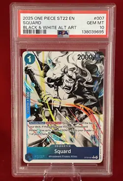 One Piece Ace & Newgate Starter Deck Squard ST22-007 Alt Art PSA 10 - POP4 - Image 1