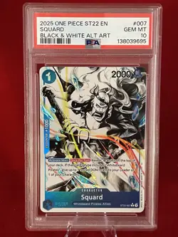One Piece Ace & Newgate Starter Deck Squard ST22-007 Alt Art PSA 10 - POP4 - Image 3
