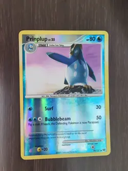 Pokemon TCG Prinplup Platinum Reverse Holo Uncommon Card 59/127 LPCondition - Image 1