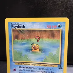 Pokemon Card - Psyduck WOTC Black Star League Promo #20 - Image 3