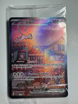 Pokemon TCG Mew EX SVP 053 Scarlet & Violet 151 UPC Promo Card (SEALED) - Image 2