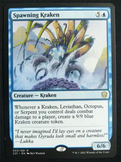 Spawning Kraken - C21 - Mtg Card #21I - Image 1