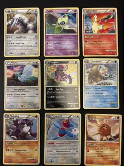 2010 Pokemon HGSS Triumphant cards 1-90 - no reverse part complete set - Image 1