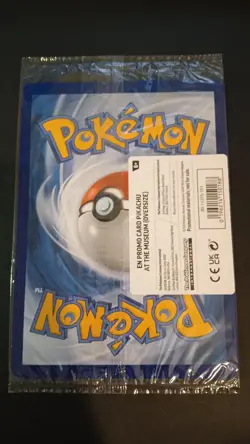 Pokemon TCG Pikachu at the Museum Jumbo Promo Card - MEP UK Exclusive | LAST ONE - Image 2