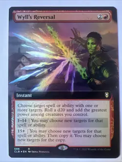MTG - Commander Legends: Baldur’s Gate - Wyll’s Reversal - EXTENDED ART FOIL - Image 1