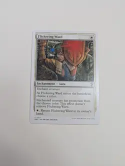 MTG - Flickering Ward (White Border) - Mystery Booster 2 (MB2) NM/M Condition - Image 1