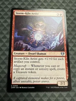 MTG Storm-Kiln Artist #0260 Uncommon Commander Masters (CMM) - Image 2