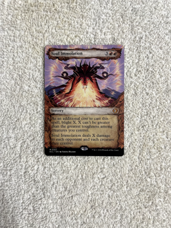 Soul Immolation (Showcase) Lorwyn Eclipsed Regular - Red Sorcery - NM - Image 1
