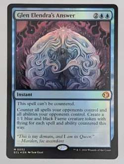 (Foil) Glen Elendra's Answer (52) Lorwyn Eclipsed Mtg NM - Image 1