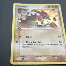 Groudon 5/106 Holo Rare Emerald Pokemon MP - Image 4