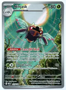 Ninjask 137/132 - Pokemon TCG - Mega Evolution Illustration Rare Holo - M/NM - Image 1
