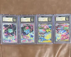 CGC Pristine 10 Mega Venusaur ex Evolution Set Japanese Art Rare SAR Holo - Image 1