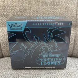 Pokemon TCG Phantasmal Flames Mega Evolution Elite Trainer Box ETB New Sealed - Image 1
