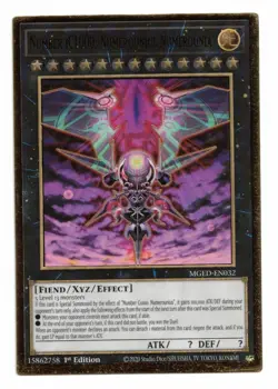 Yu-Gi-Oh Card: Number iC1000: Numerounius Numerounia MGED-EN032 GOLD 1st Ed! EX - Image 1