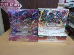 YU GI OH (2) PHANTOM REVENGE + (2) BURST PROTOCOL BOOSTER BOXES - Image 1