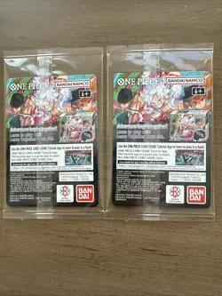 2 - One Piece Monkey D. Luffy US Voyage College Basketball Promo Card Sealed - Image 2