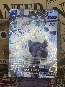 OP12-060 Bouef Burst Manga Alt Art English One Piece TCG- The Azure Sea’s Seven - Image 1
