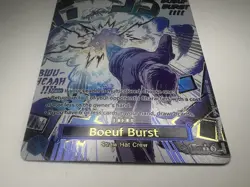 OP12-060 Bouef Burst Manga Alt Art English One Piece TCG- The Azure Sea’s Seven - Image 2