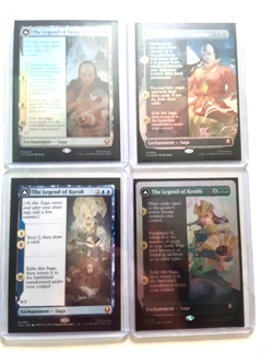4 mtg avatar foil cards n/m never played see picture 1 myth 3 rare n/m - Image 1