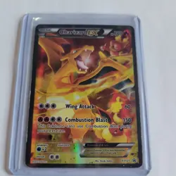 Pokemon TCG Charizard EX XY121 Black Star Promo XY Holo Basic Card 2016 LP As Is - Image 1