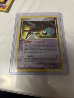 2005 Pokemon Deoxys 2/106 Reverse Holo Rare EX stamped Emerald Card - Image 1